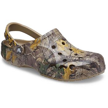 Crocs Baya Realtree Xtra Clog Hnede - Damske Dreváky